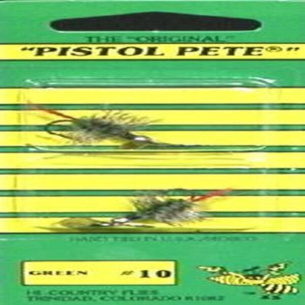 Hi-Country Fishing Flies  Size 10  Green Dry Flies Nymphs Fly Fishing Flies Kit