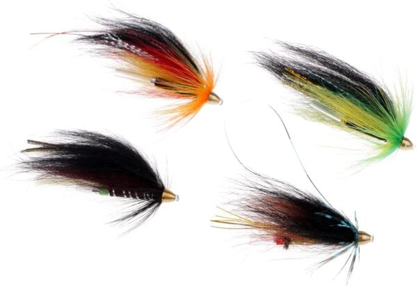 4Pc Tube Flies Fly Fishing Flies Artificial  Dry Flies Nymphs Fly Fishing Flies Kit