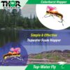 Colorburst Hopper 3 Pc Topwater Foam Fly F Dry Flies Nymphs Fly Fishing Flies Kit - Image 2