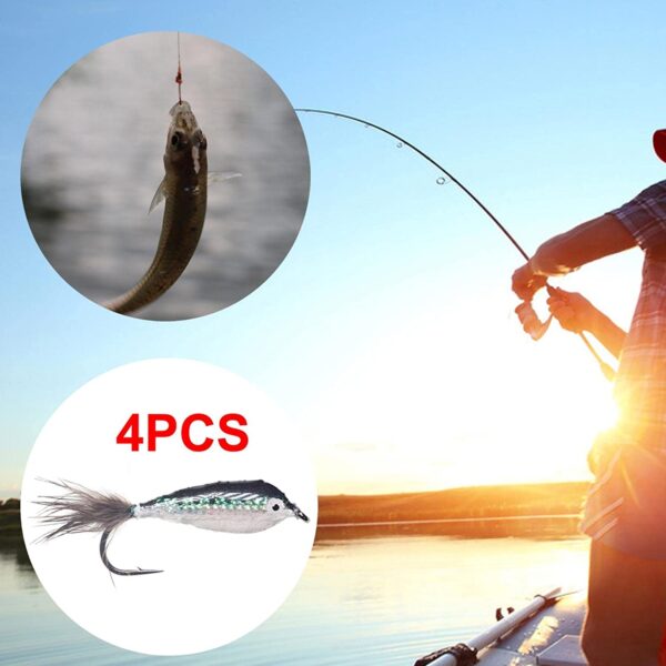 8X Trout Salmon Perch Fishing Lure Sea Trout Dry Flies Nymphs Fly Fishing Flies Kit - Image 2