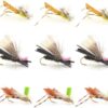 Dropper Hopper Grasshopper Trout Fly Fishing Dry Flies Nymphs Fly Fishing Flies Kit