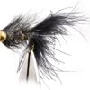 Woolly Bugger Crystal Black Bead Head Flies  Dry Flies Nymphs Fly Fishing Flies Kit - Image 2