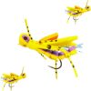 Indicator Foam Hopper 6 Pc Topwater Fly Fi Dry Flies Nymphs Fly Fishing Flies Kit - Image 7