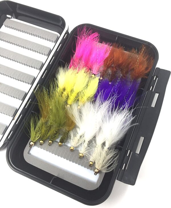 Fly Fishing Assortment Bead Head Wooly Bug Dry Flies Nymphs Fly Fishing Flies Kit