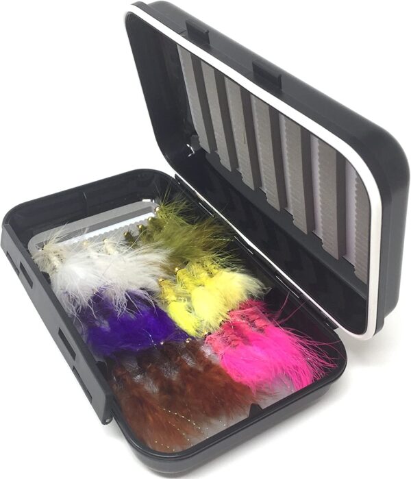 Fly Fishing Assortment Bead Head Wooly Bug Dry Flies Nymphs Fly Fishing Flies Kit - Image 7