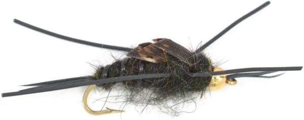 Basics Collection Kaufmann's Stonefly Nymp Dry Flies Nymphs Fly Fishing Flies Kit - Image 3
