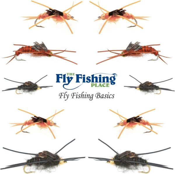 Basics Collection Kaufmann's Stonefly Nymp Dry Flies Nymphs Fly Fishing Flies Kit - Image 5