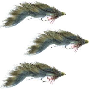 Zuddler Cone Head Lunchables Streamer Fly Fi Dry Flies Nymphs Fly Fishing Flies Kit