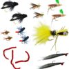 16 Pc Fly Fishing Set for Panfish  Trout  an Dry Flies Nymphs Fly Fishing Flies Kit - Image 2