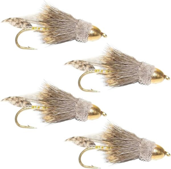 Cone Head Muddler Minnow Fly Fishing Flies Dry Flies Nymphs Fly Fishing Flies Kit