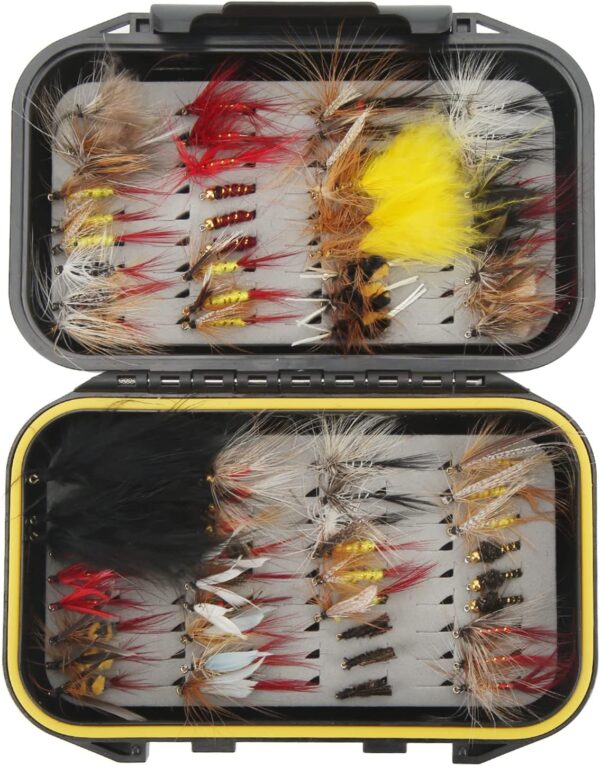Fly Fishing Lure Design Fly Fishing Tackle w Dry Flies Nymphs Fly Fishing Flies Kit - Image 6
