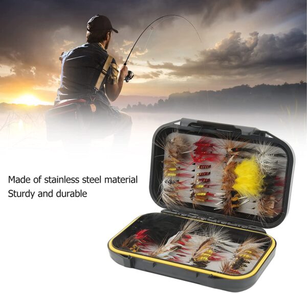 Fly Fishing Lure Design Fly Fishing Tackle w Dry Flies Nymphs Fly Fishing Flies Kit - Image 7