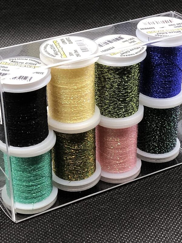 Thread Bearskin Outfitters Micro Glint / Per Dry Flies Nymphs Fly Fishing Flies Kit - Image 5