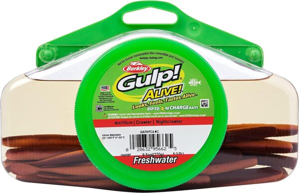 Gulp! Alive! Crawler Fishing Soft Bait Fishing Artificial Bait Soft Plastic Lures - Image 4
