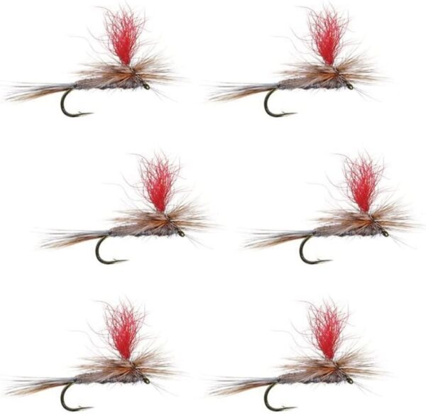 Hi-Visibility Parachute Adams Classic Trout  Dry Flies Nymphs Fly Fishing Flies Kit