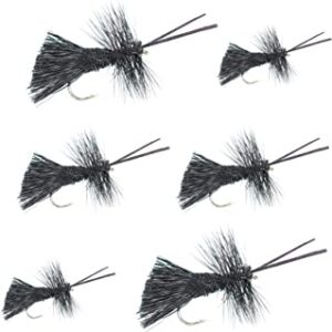 The Fly Fishing Place Black Goddard Caddis C Dry Flies Nymphs Fly Fishing Flies Kit