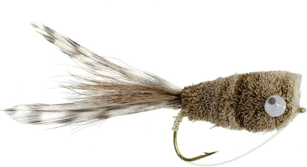 Natural and Grizzly Deer Hair Bass Bugs Fl Dry Flies Nymphs Fly Fishing Flies Kit - Image 2