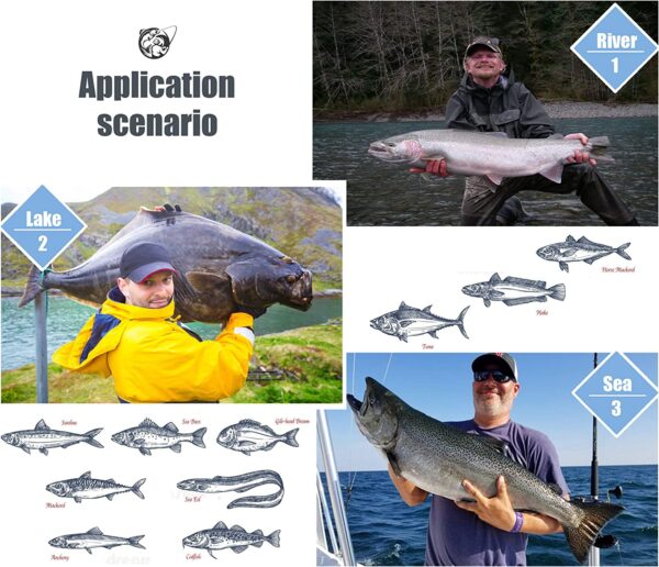 Fishing Lures for Bass  Trout Segmented Multi Fishing Artificial Bait Soft Plastic Lures - Image 7
