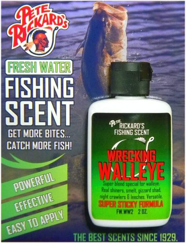 Freshwater Wrecking Walleye Fishing Scent Att Fishing Artificial Bait Soft Plastic Lures
