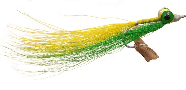 Clouser Minnow Fishing Flies Green & Yello Dry Flies Nymphs Fly Fishing Flies Kit