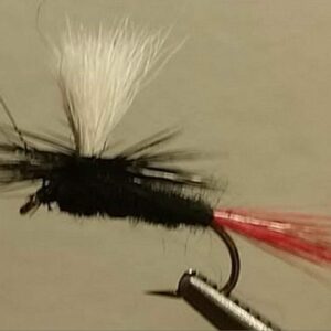1 Dzn Red Tail Parachute Black Gnat Dry Fl Dry Flies Nymphs Fly Fishing Flies Kit