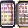 12pcs Clouser Minnow Fishing Flies Tied on S Dry Flies Nymphs Fly Fishing Flies Kit