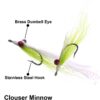 12pcs Clouser Minnow Fishing Flies Tied on S Dry Flies Nymphs Fly Fishing Flies Kit - Image 3