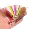 12pcs Clouser Minnow Fishing Flies Tied on S Dry Flies Nymphs Fly Fishing Flies Kit - Image 5