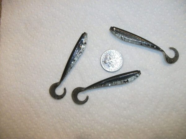 35-2 1/4 Crappie-BASS-Walleye-SHAD Minnow-JI Fishing Artificial Bait Soft Plastic Lures"