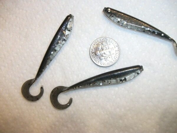35-2 1/4 Crappie-BASS-Walleye-SHAD Minnow-JI Fishing Artificial Bait Soft Plastic Lures" - Image 2