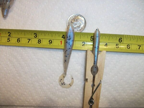 35-2 1/4 Crappie-BASS-Walleye-SHAD Minnow-JI Fishing Artificial Bait Soft Plastic Lures" - Image 5