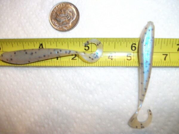 35-2 1/4 Crappie-BASS-Walleye-SHAD Minnow-JI Fishing Artificial Bait Soft Plastic Lures" - Image 6