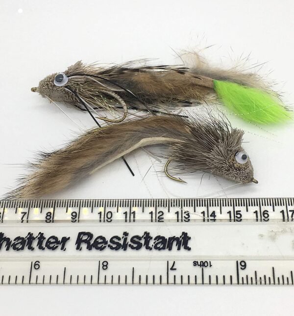 Fly Fishing Bass Pike Flies Set of 4 Large R Dry Flies Nymphs Fly Fishing Flies Kit - Image 2