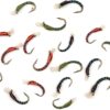 3D Glass Chironomid Assortment Fly Fishing L Dry Flies Nymphs Fly Fishing Flies Kit