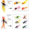 Fishing Flies Assortment Foam Popper Flies 1 Dry Flies Nymphs Fly Fishing Flies Kit - Image 3