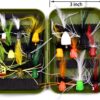 Fishing Flies Assortment Foam Popper Flies 1 Dry Flies Nymphs Fly Fishing Flies Kit - Image 4