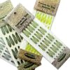 Realistic Stonefly Wings Set of 4 Sizes Dry Flies Nymphs Fly Fishing Flies Kit