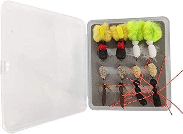 Riverrruns Best Assortment Combo Flies with  Dry Flies Nymphs Fly Fishing Flies Kit