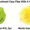 Riverrruns Best Assortment Combo Flies with  Dry Flies Nymphs Fly Fishing Flies Kit - Image 3