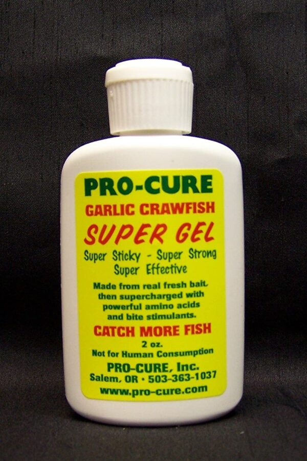 Garlic Crawfish Super Gel  2 Ounce Fishing Artificial Bait Soft Plastic Lures - Image 2
