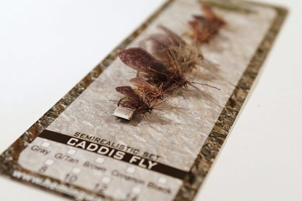 Realistic Caddis Wings 3 Size Set Dry Flies Nymphs Fly Fishing Flies Kit - Image 8