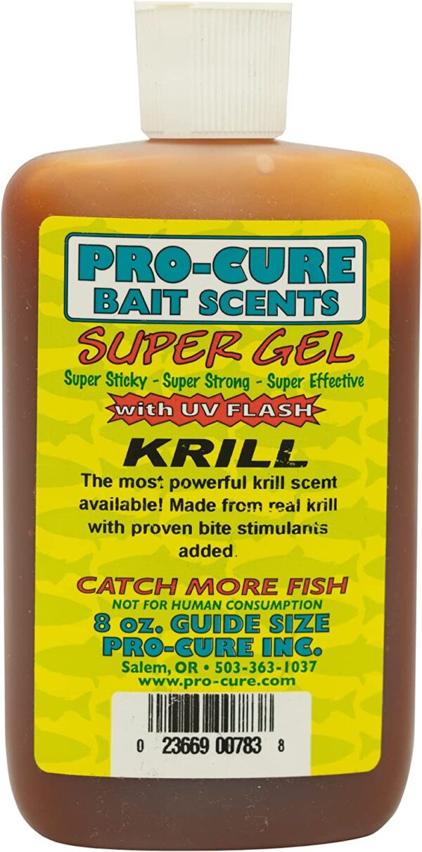Krill Super Gel  8 Ounce Fishing Artificial Bait Soft Plastic Lures