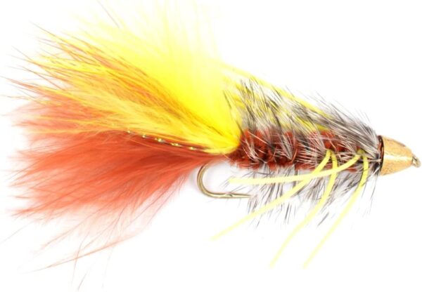 Cone Head Muddler Minnow and Rubber Legged B Dry Flies Nymphs Fly Fishing Flies Kit - Image 3
