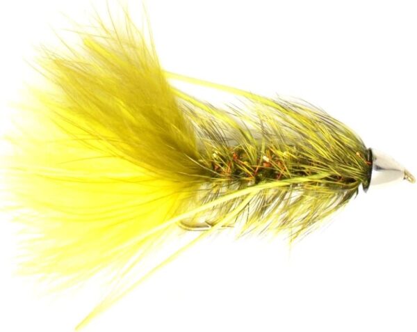 Cone Head Muddler Minnow and Rubber Legged B Dry Flies Nymphs Fly Fishing Flies Kit - Image 4