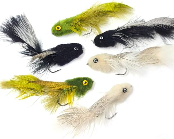 Boogie Man Articulated Streamer Size 2/0 f Dry Flies Nymphs Fly Fishing Flies Kit - Image 3