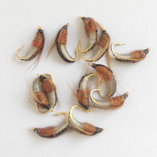 Sturdy Realistic Nymph Scud Flies  Fly Fishi Dry Flies Nymphs Fly Fishing Flies Kit - Image 2