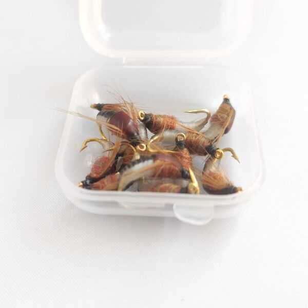 Sturdy Realistic Nymph Scud Flies  Fly Fishi Dry Flies Nymphs Fly Fishing Flies Kit - Image 4