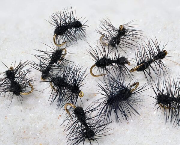 Morton's Ant Terrestrial Dry Fly Tied on Mus Dry Flies Nymphs Fly Fishing Flies Kit - Image 2