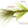 8pcs Wooly Bugger Flies Streamers Fly Fishin Dry Flies Nymphs Fly Fishing Flies Kit - Image 3