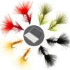 8pcs Wooly Bugger Flies Streamers Fly Fishin Dry Flies Nymphs Fly Fishing Flies Kit - Image 6